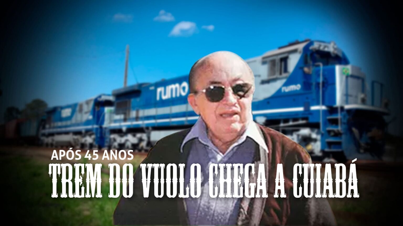 Apos 45 anos trem do vuolo chega a cuiaba