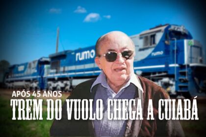 Apos 45 anos trem do vuolo chega a cuiaba