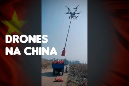 China usa drones para fazer transporte da colheita ate caminhao