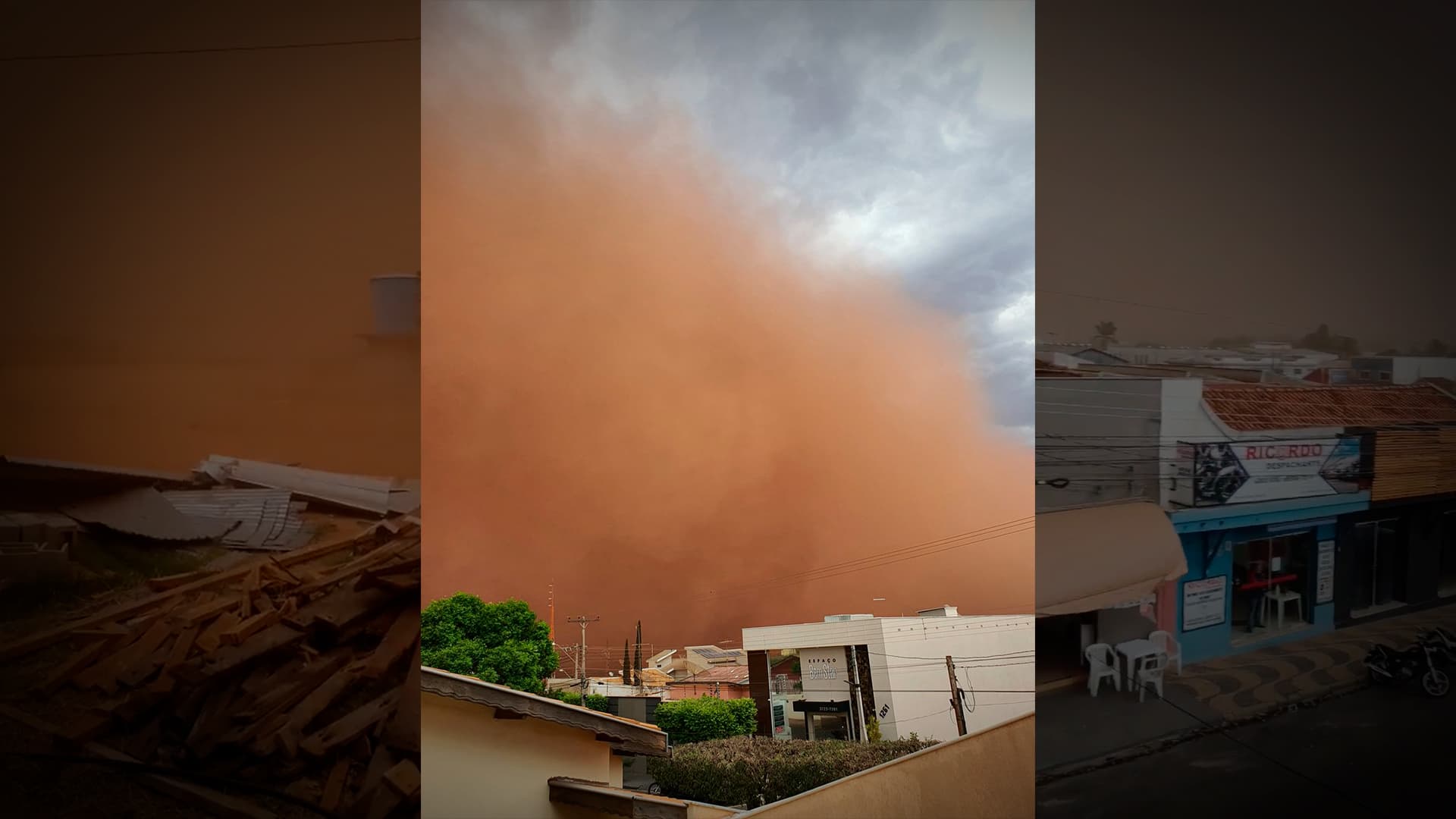 Nova tempestade de poeira atinge interior de SP e MS, veja os vídeos