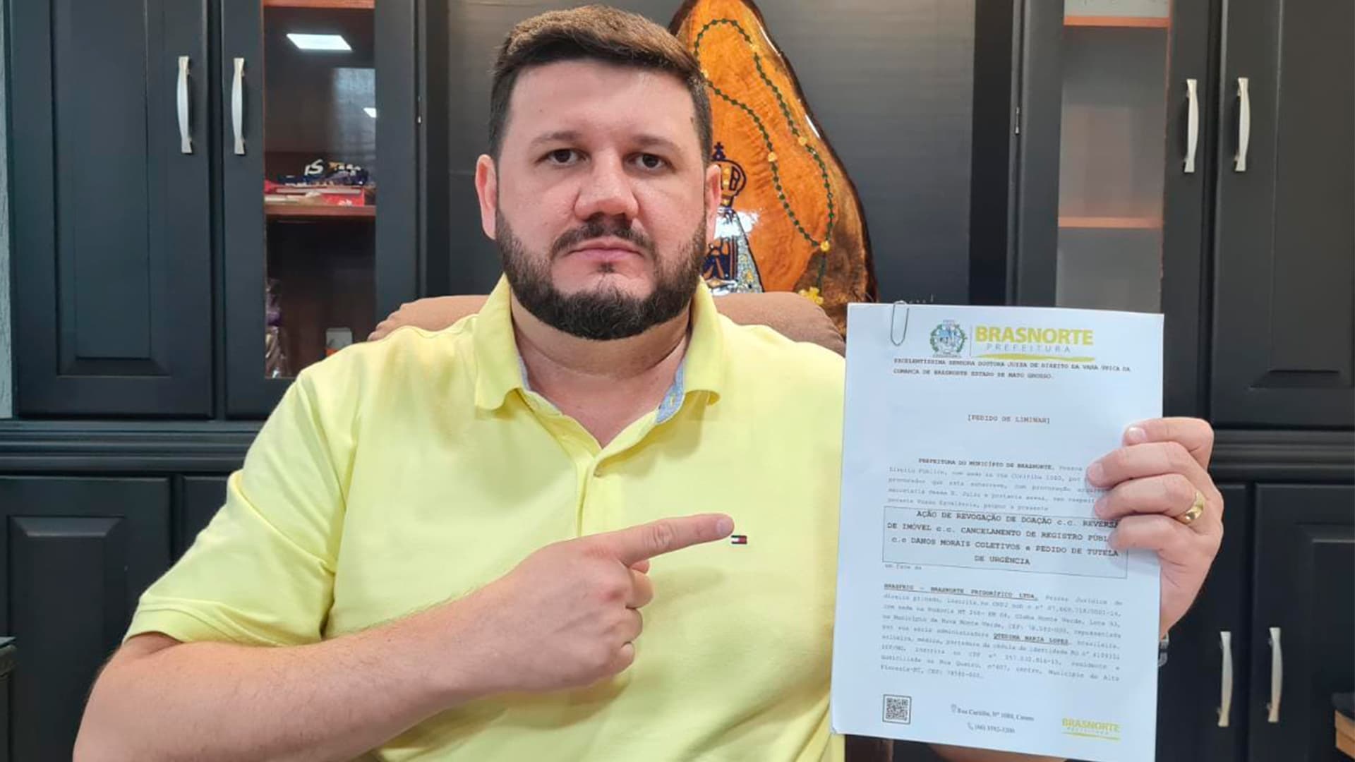 Prefeitura de Brasnorte-MT pede na justiça devolução de terreno doado à JBS e multa de R$ 10 milhões