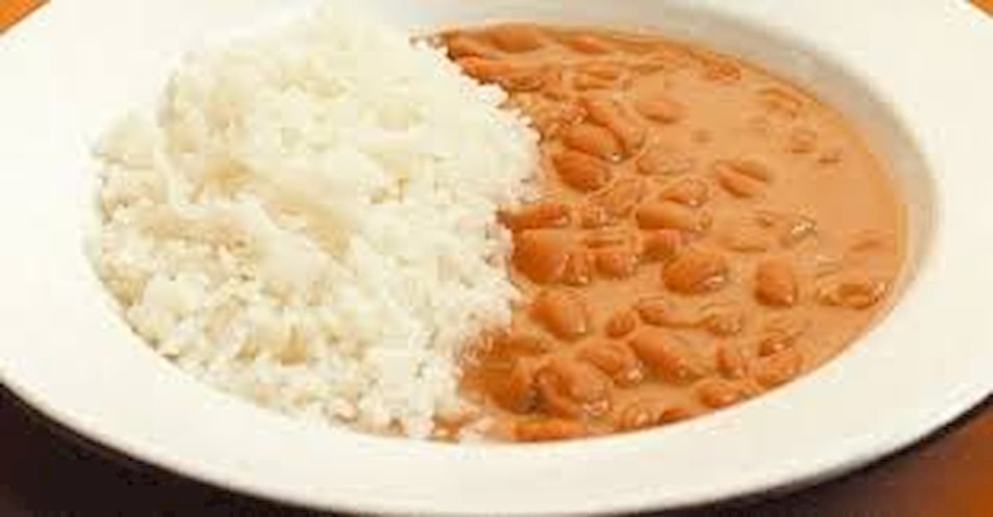 Arroz e feijao