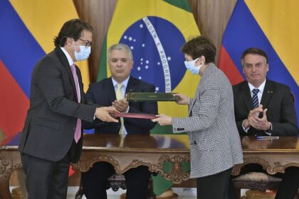 Brasil e colombia