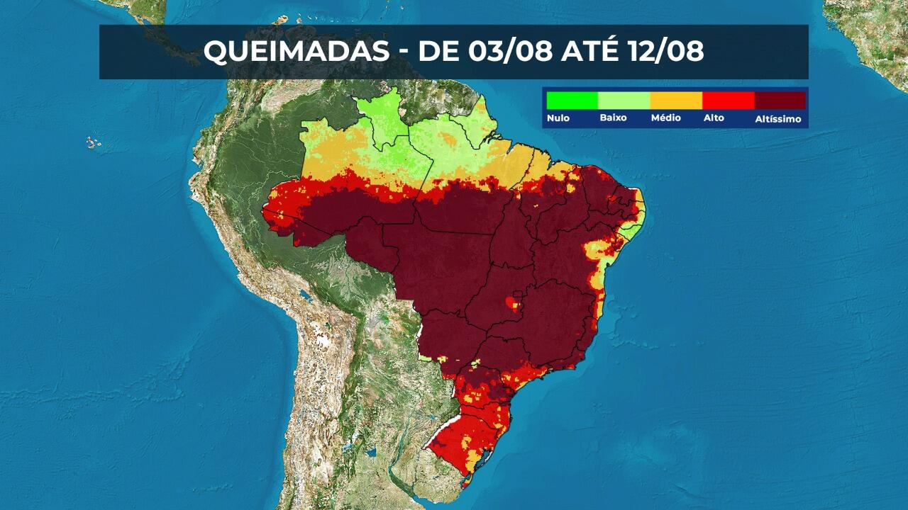 Climatempo 03 de agosto 2021 incendios