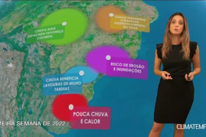 Climatempo 04 a 10 de janeiro 2022