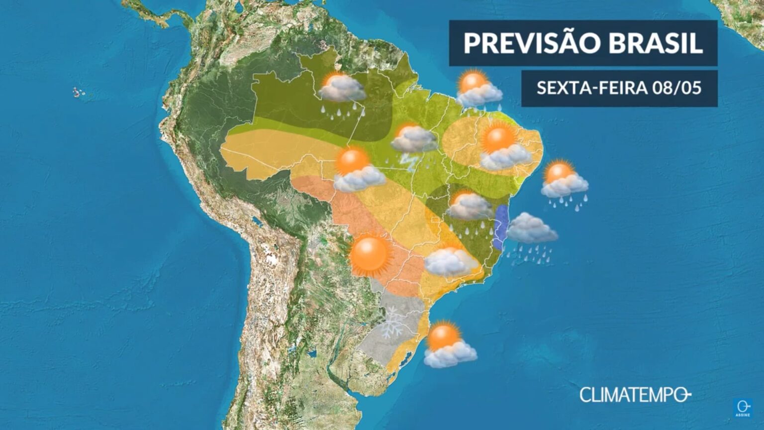 Climatempo 08 de maio 2020