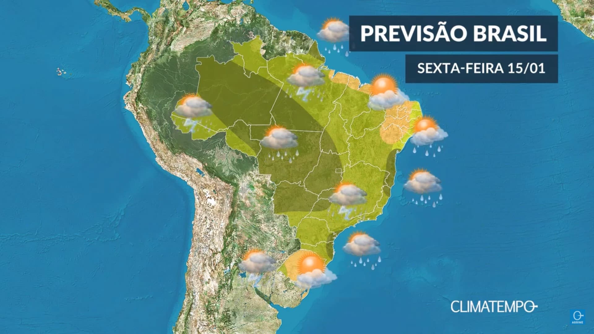 CLIMATEMPO 15 de janeiro 2021, veja a previsão do tempo no Brasil