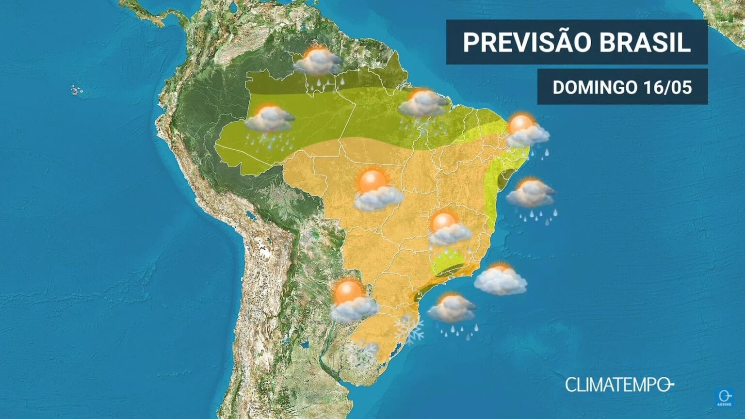 Climatempo 16 de maio 2021