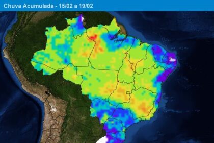 Climatempo 17 de fevereiro 2022 mapa