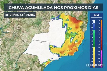 Climatempo 20 a 26 de abril 2021