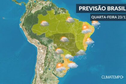 Climatempo 23 de dezembro 2020