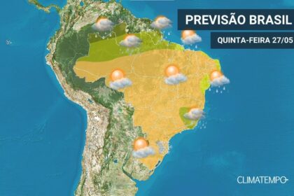 Climatempo 27 de maio 2021