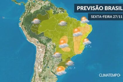 Climatempo 27 de novembro