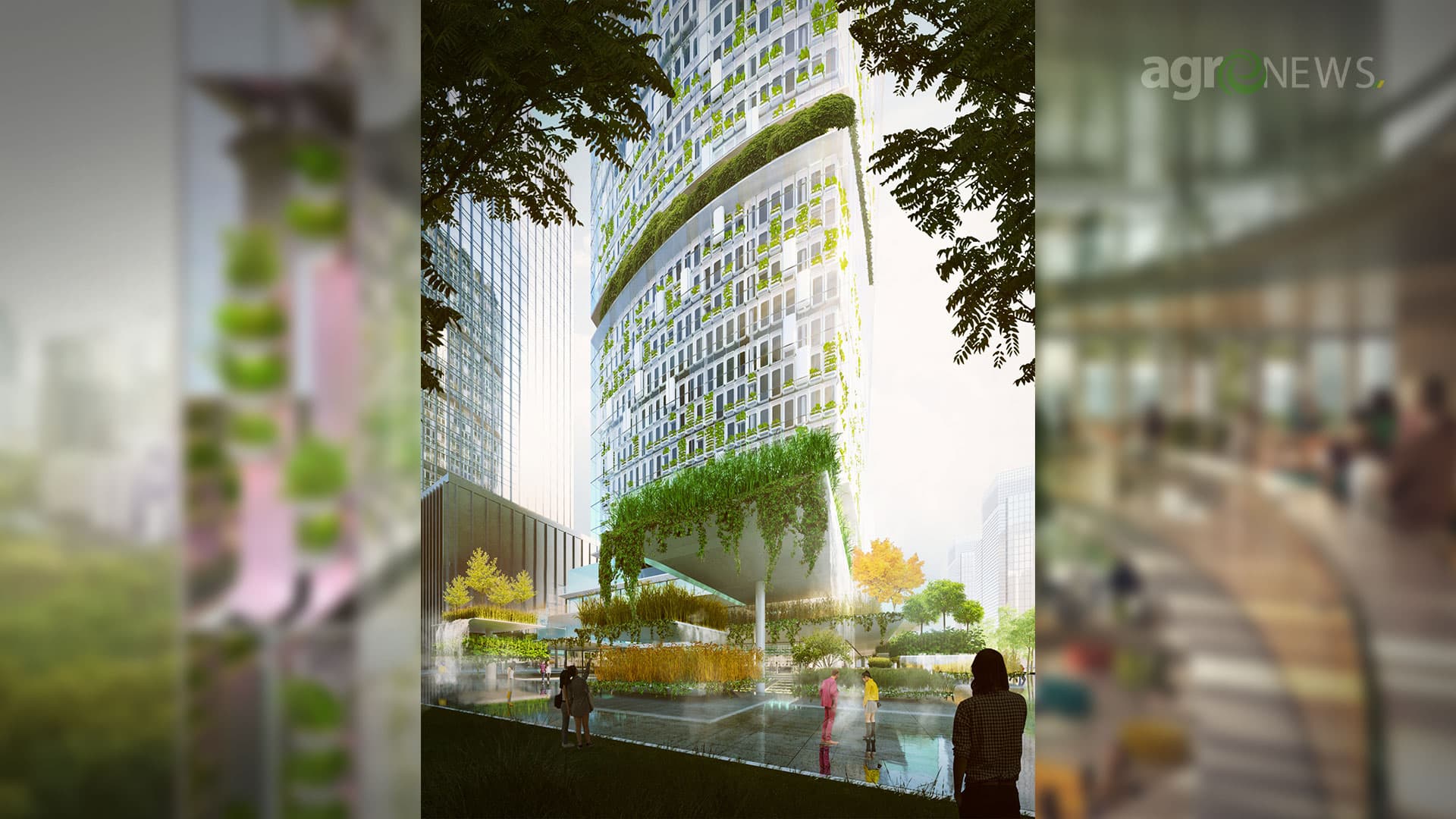 Na China, arquiteto italiano projeta torre de 51 andares com fazenda hidropônica no design