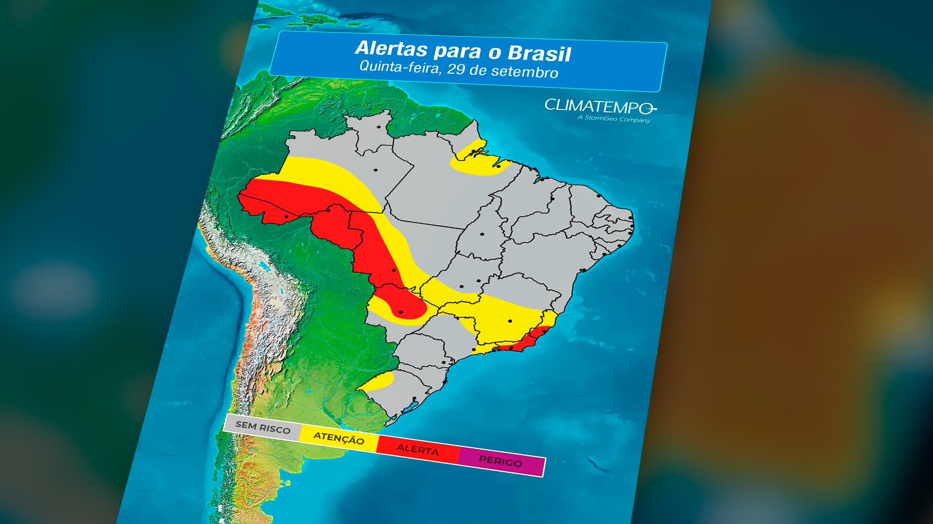 Climatempo alerta para temporal em várias capitais nesta quinta-feira (29)