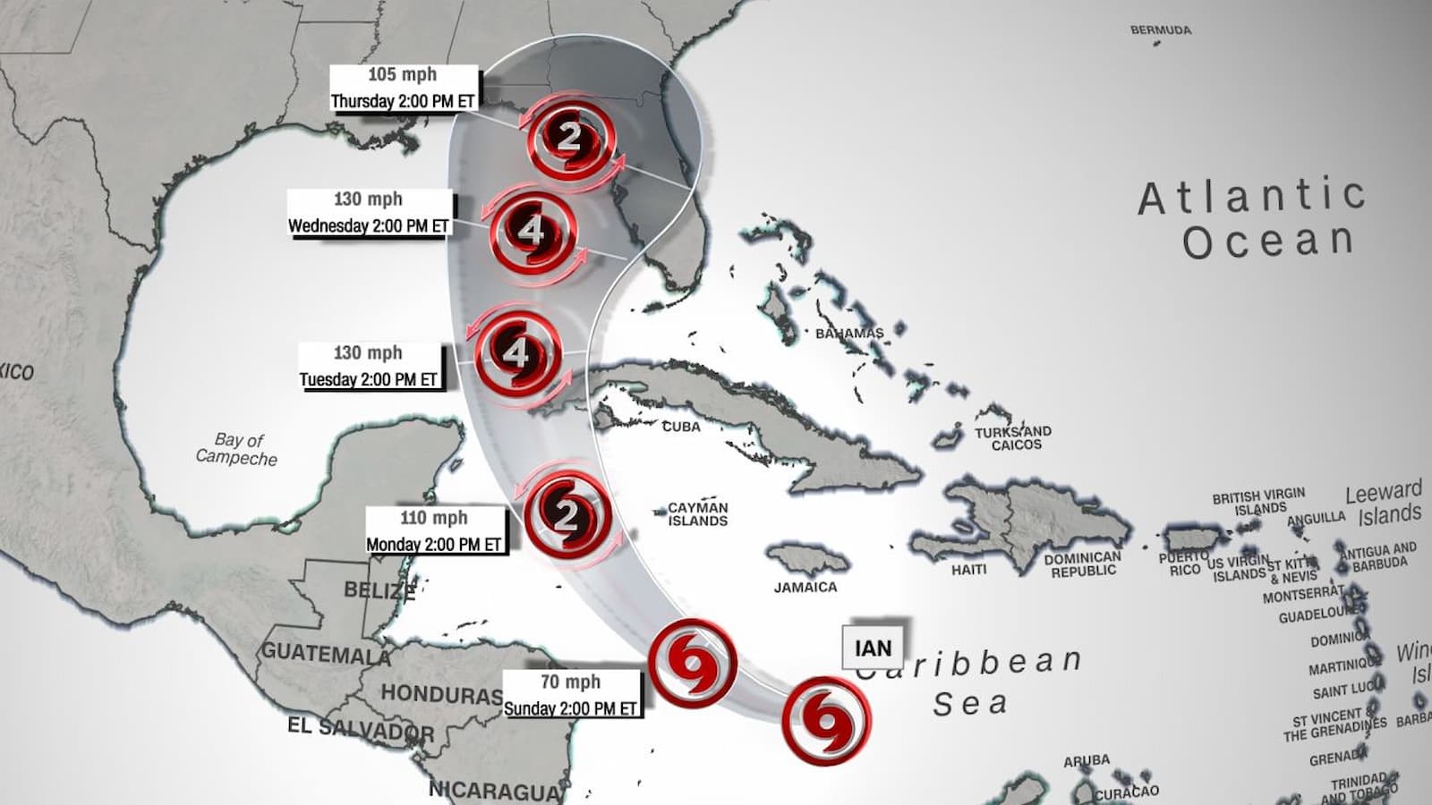 Tropical Storm Ian deixa Flórida em estado de emergência
