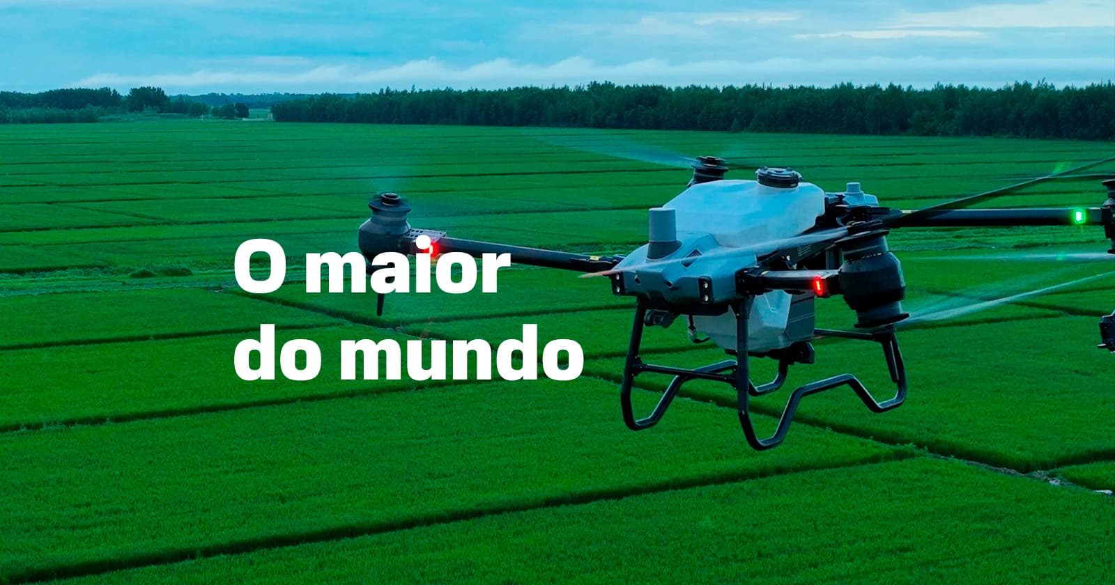 DJI AGRAS T40, maior Drone de pulverização do mundo chega ao Brasil