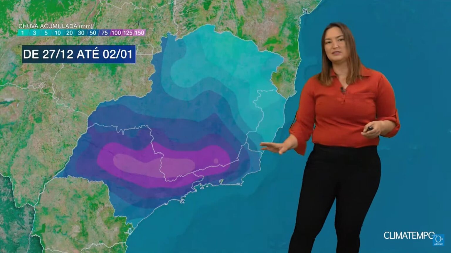 Climatempo 27 de dezembro a 02 de janeiro 2023