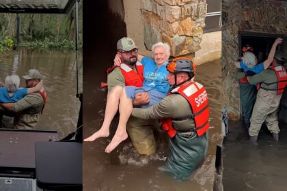 Vídeo: Idosa de 91 anos é resgatada após enchente causada pelo furacão Milton